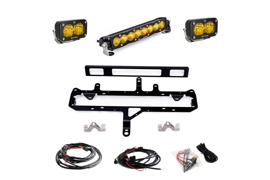 2024  Toyota Tacoma Baja Designs S8 10in / S2 Pro Grille Light Kit - Amber