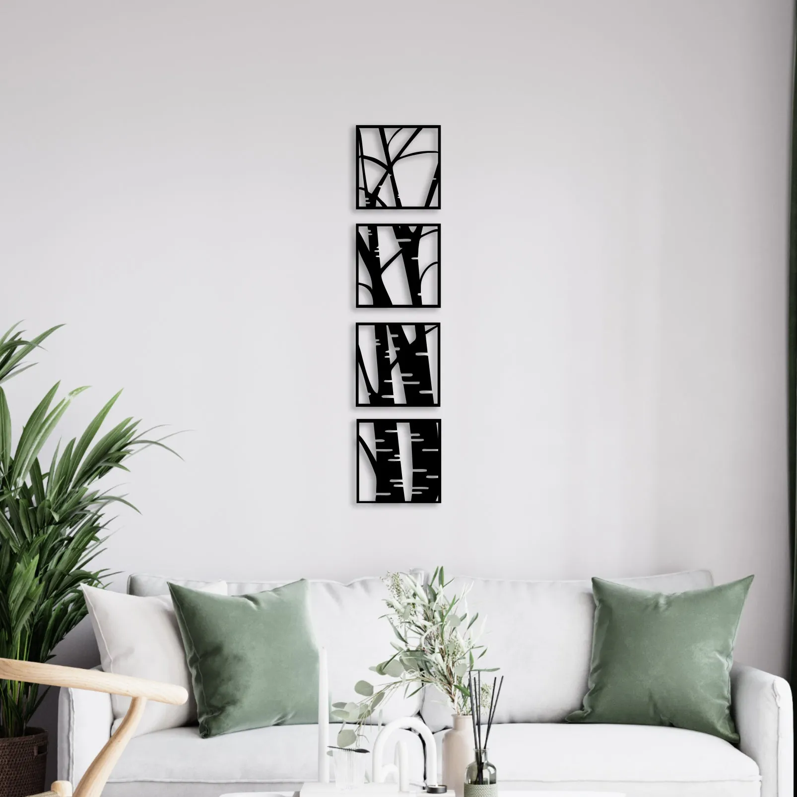 4 Piece Unique Metal Wall Art