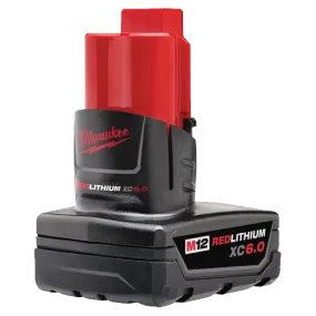 48-11-2460 Milwaukee M12 REDLITHIUM HIGH OUTPUT XC 6.0 AH Battery Pack