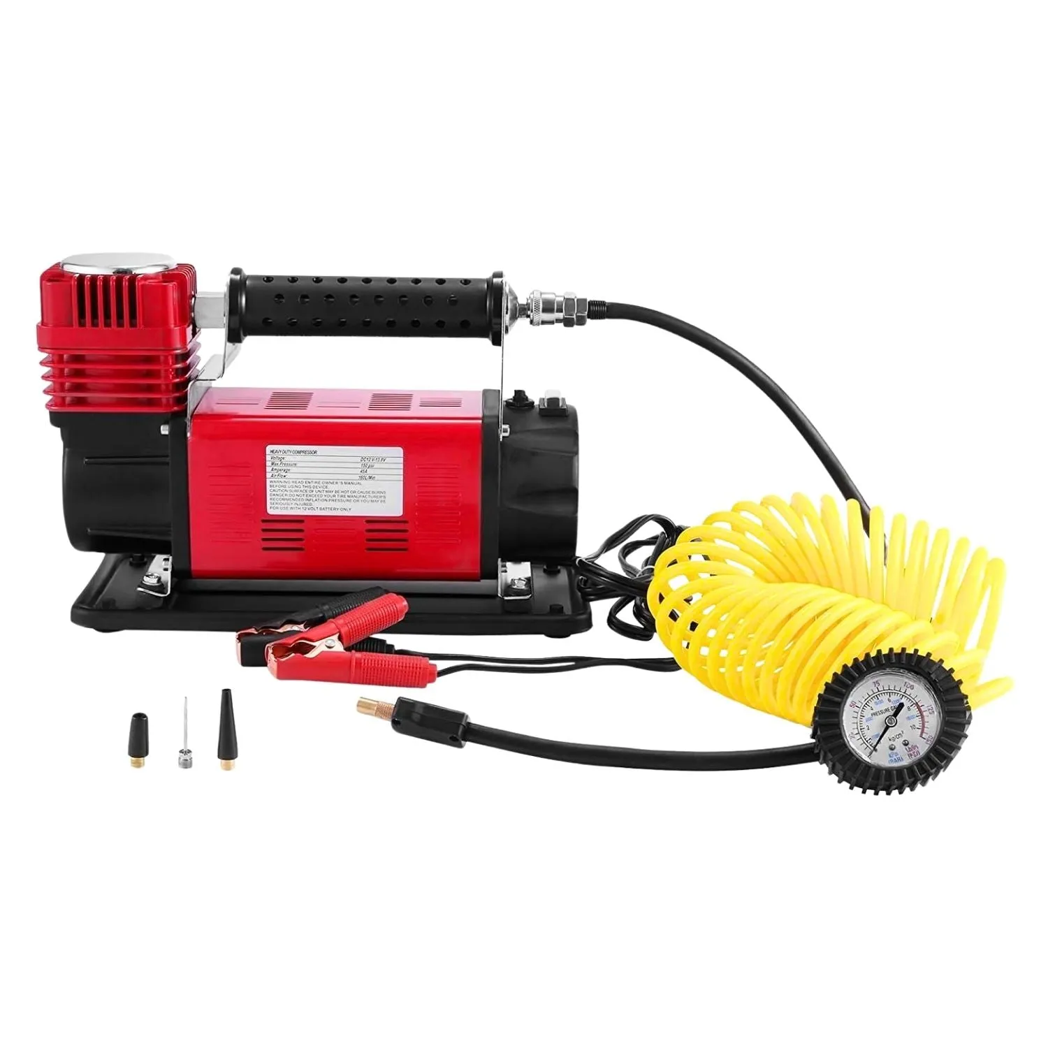 540W Air Compressor, Dual Gauge, 100-150PSI, 160L/min - RYNOMATE