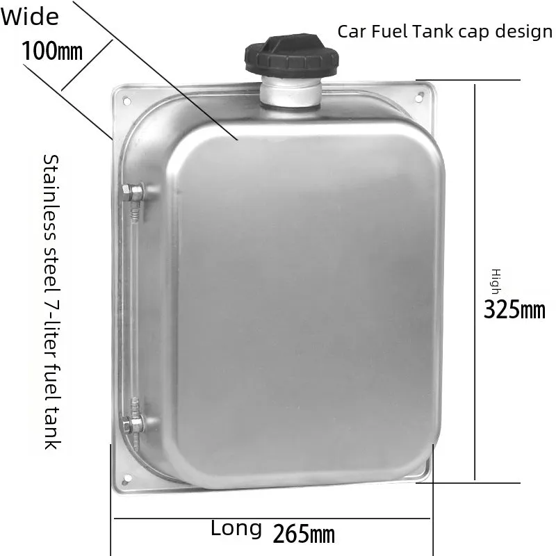 7L Stainless Steel Fuel Tank