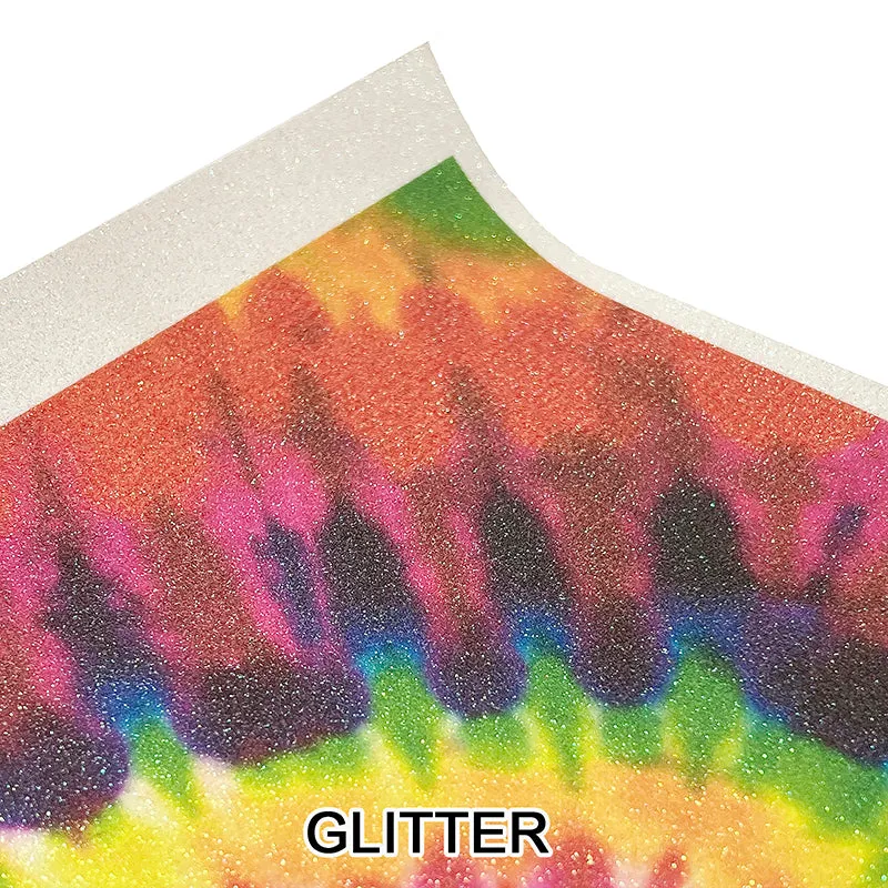 Abstract Glitter Patterned HTV (12" x 12")