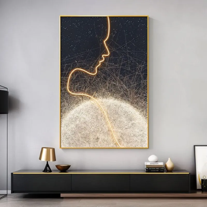 Abstract Love Illuminated Art