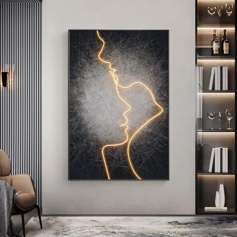 Abstract Love Illuminated Art