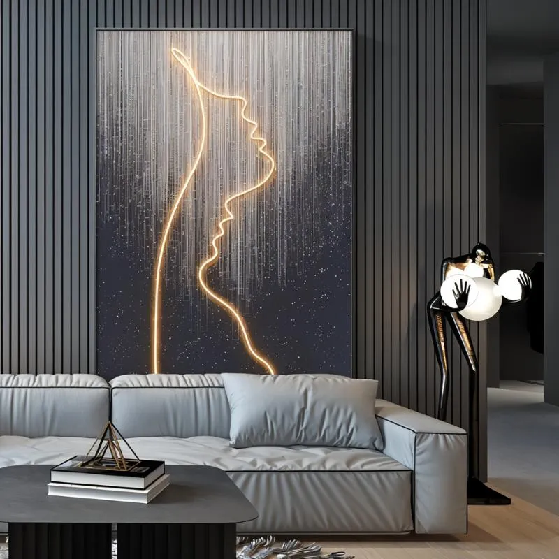 Abstract Love Illuminated Art