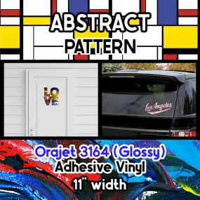 Abstract Orajet 3164 Patterned Adhesive Vinyl (11" x 12")