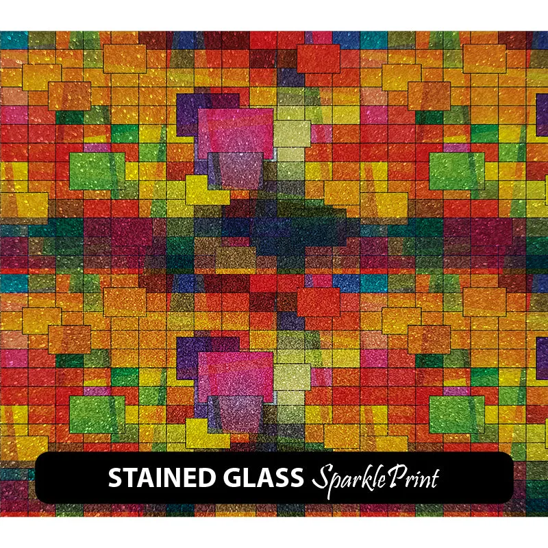 Abstract Sparkleprint Patterned HTV (13.5" x 12")