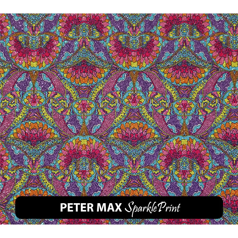 Abstract Sparkleprint Patterned HTV (13.5" x 12")