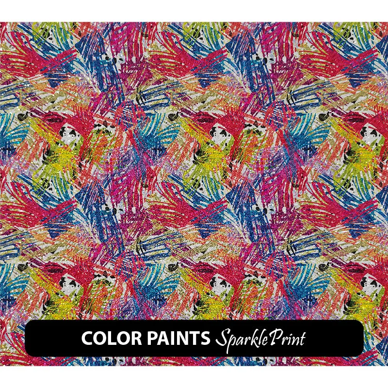 Abstract Sparkleprint Patterned HTV (13.5" x 12")