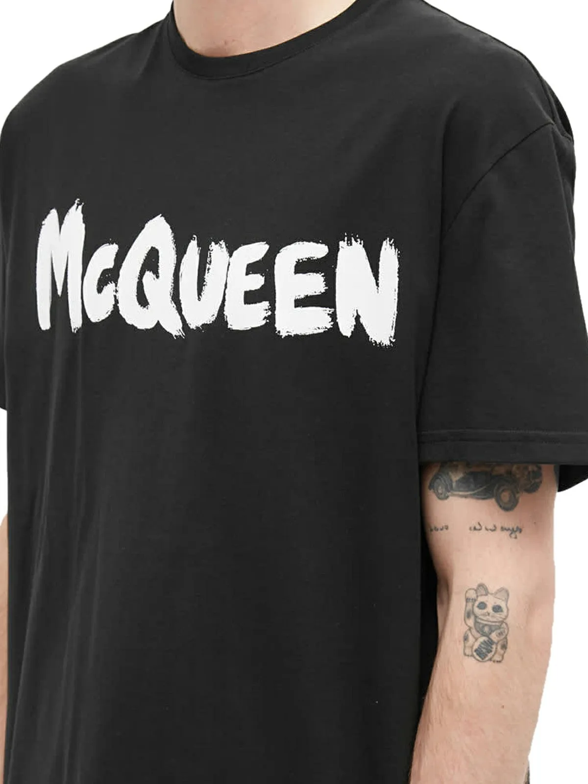 ALEXANDER MCQUEEN GRAFITTI LOGO TEE