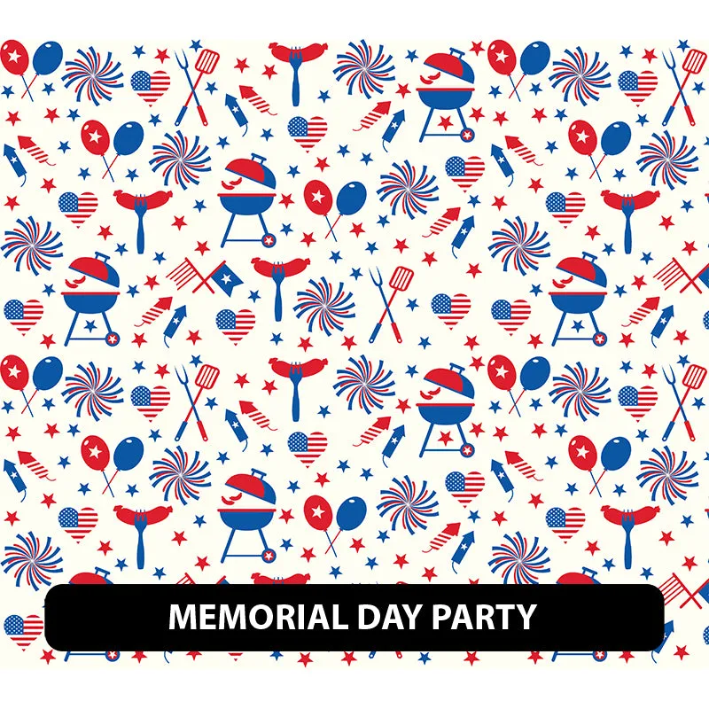 American Themed Orajet 3164 Patterned Adhesive Vinyl (11" x 12")