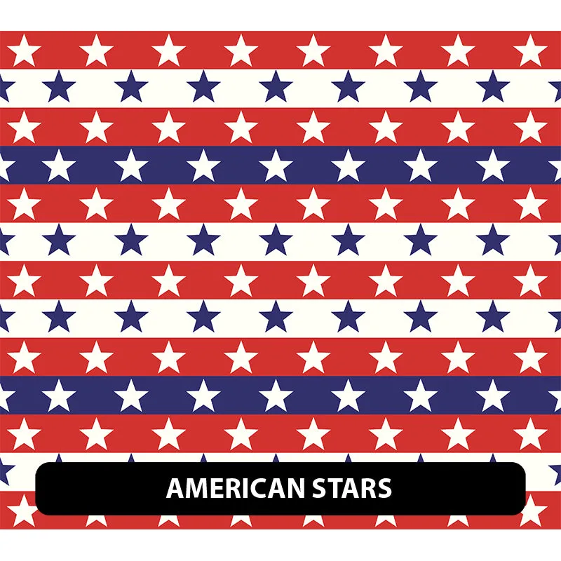 American Themed Orajet 3164 Patterned Adhesive Vinyl (11" x 12")