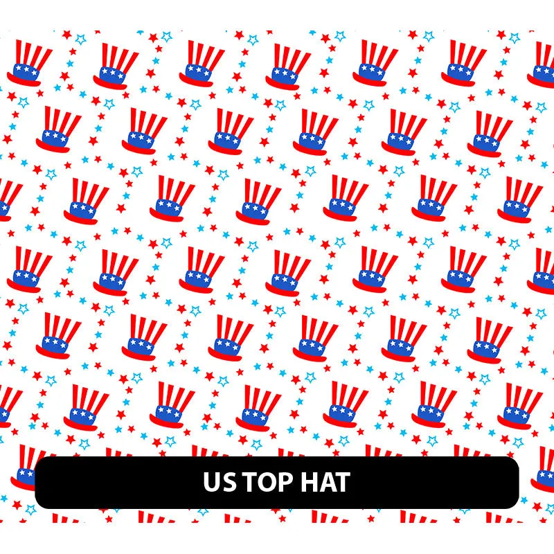 American Themed Orajet 3164 Patterned Adhesive Vinyl (13.5" x 12")