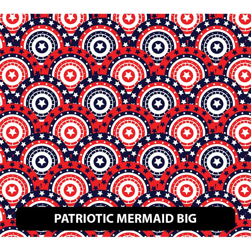 American Themed Puff Patterned HTV (12" x 12")