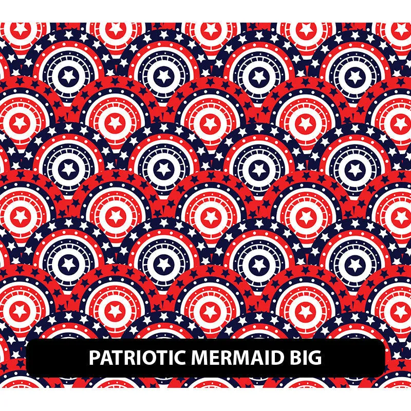 American Themed Puff Patterned HTV (18.5" x 12")