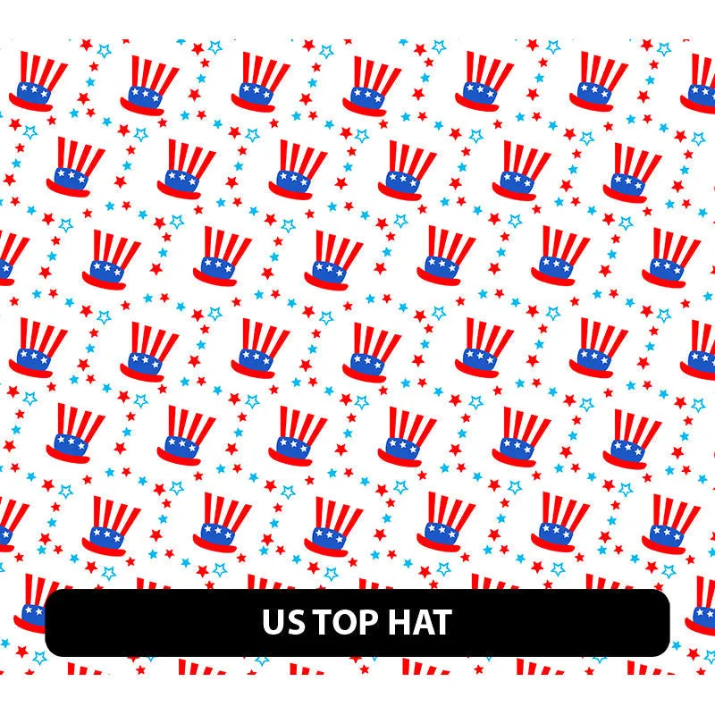 American Themed Puff Patterned HTV (18.5" x 12")