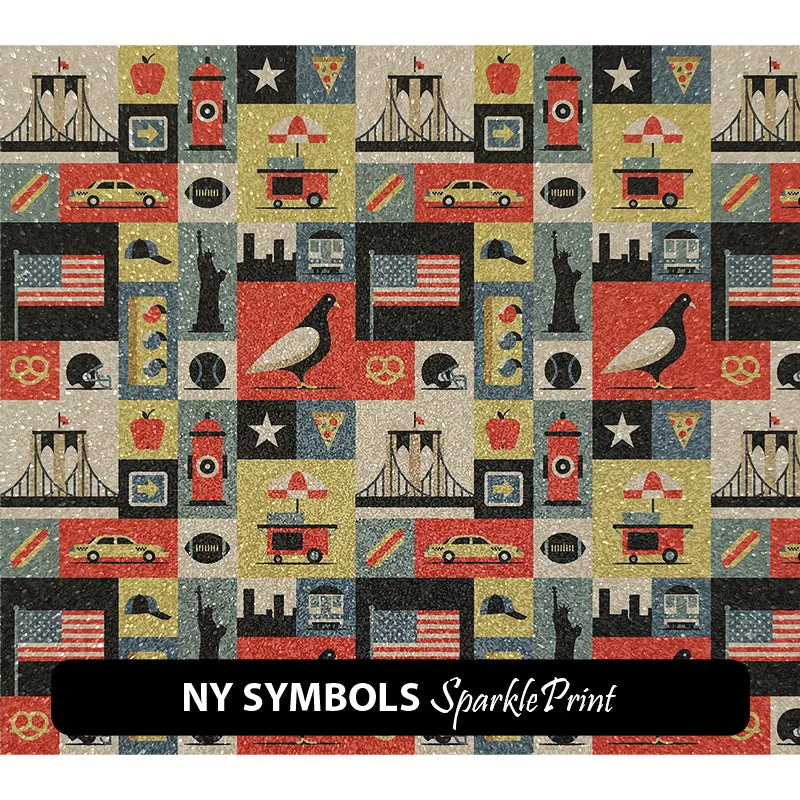 American Themed Sparkleprint Patterned HTV (13.5" x 12")