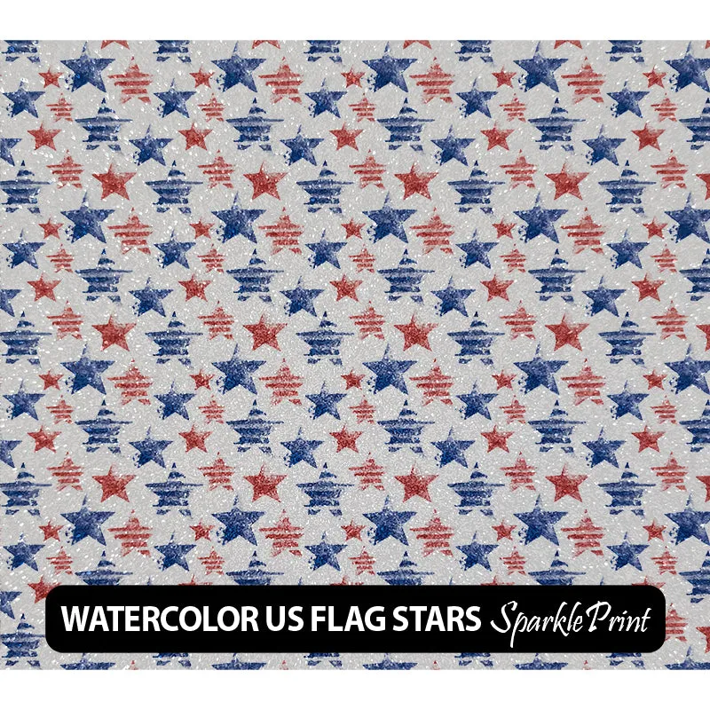 American Themed Sparkleprint Patterned HTV (13.5" x 12")