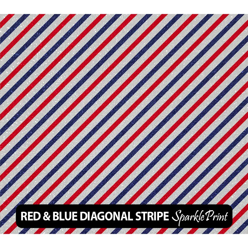 American Themed Sparkleprint Patterned HTV (13.5" x 12")