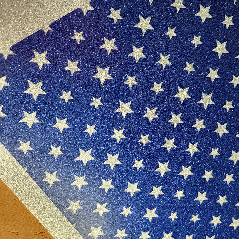 American Themed Sparkleprint Patterned HTV (13.5" x 12")