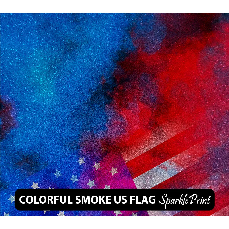 American Themed Sparkleprint Patterned HTV (13.5" x 12")