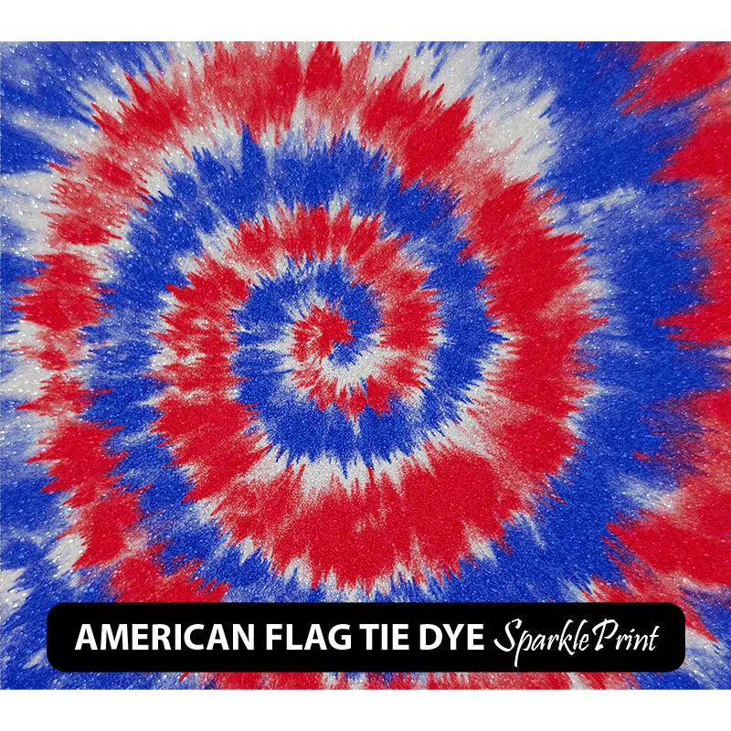 American Themed Sparkleprint Patterned HTV (13.5" x 12")