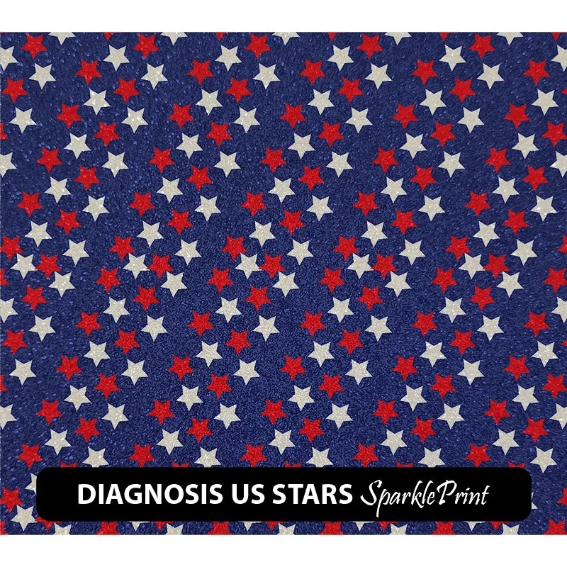 American Themed Sparkleprint Patterned HTV (13.5" x 12")