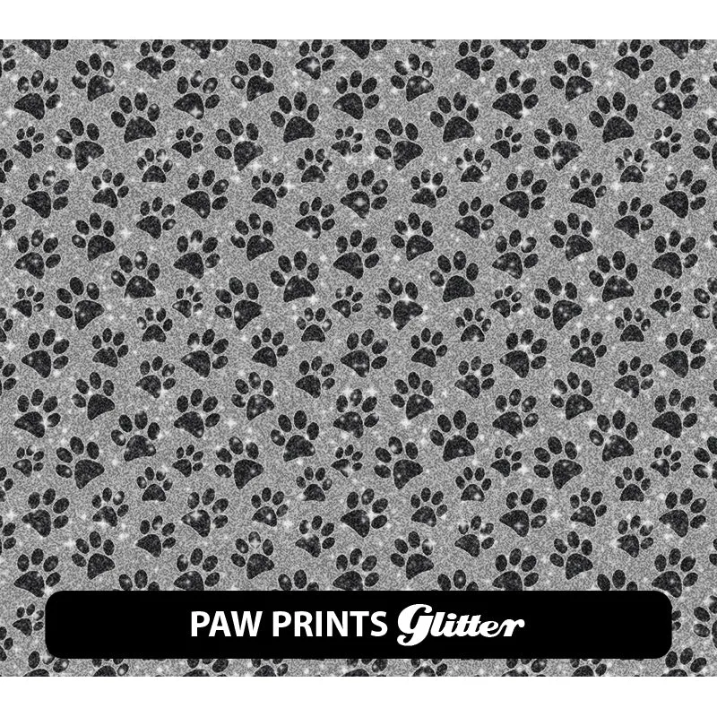 Animal Glitter Patterned HTV (12" x 12")