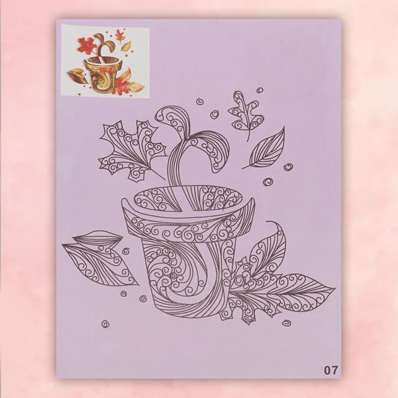 Art Addiction - Quilling Pattern Templates (18 pcs set)