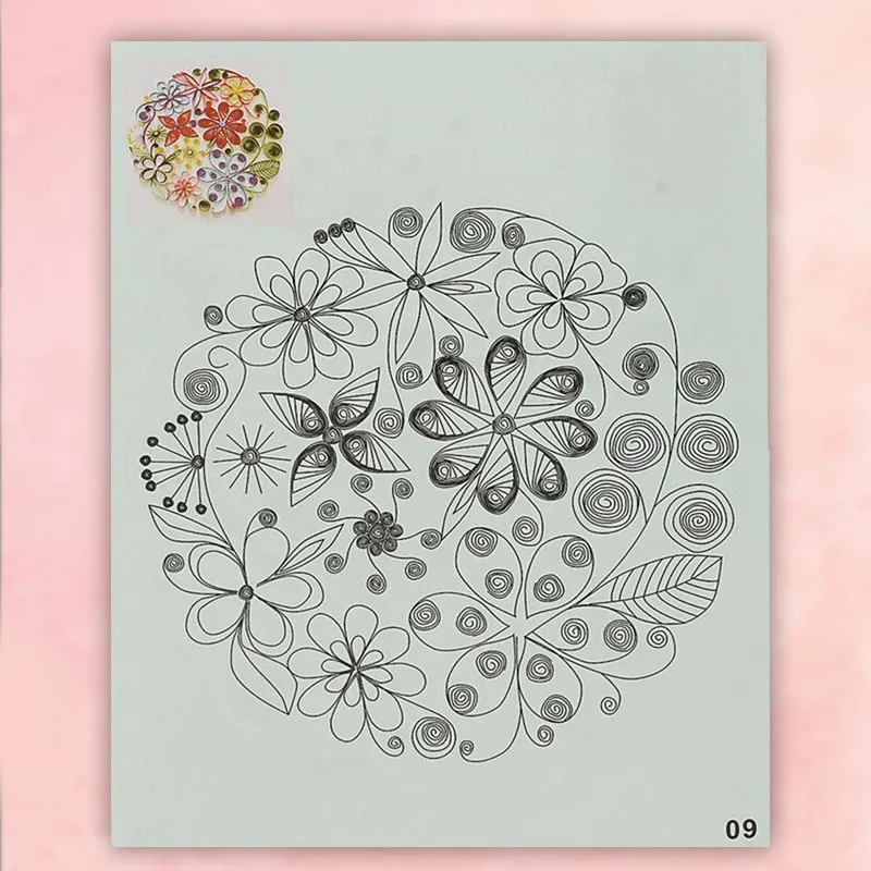 Art Addiction - Quilling Pattern Templates (18 pcs set)