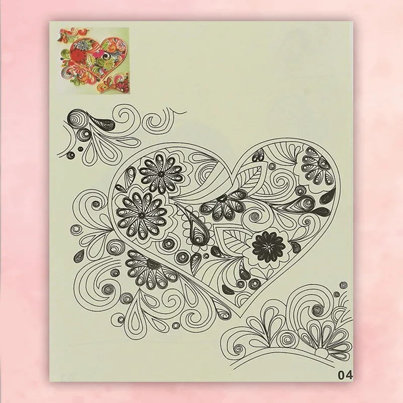 Art Addiction - Quilling Pattern Templates (18 pcs set)