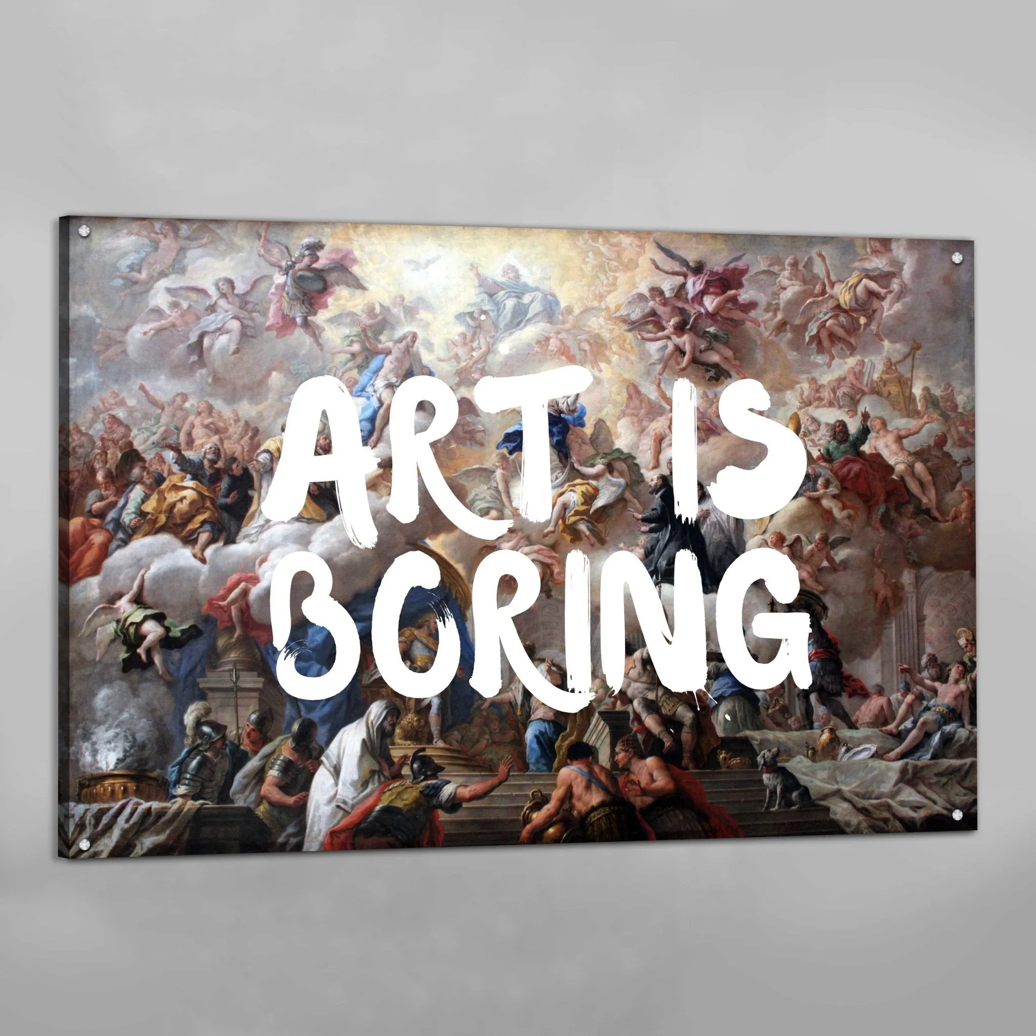 Art Is Boring Wall Art