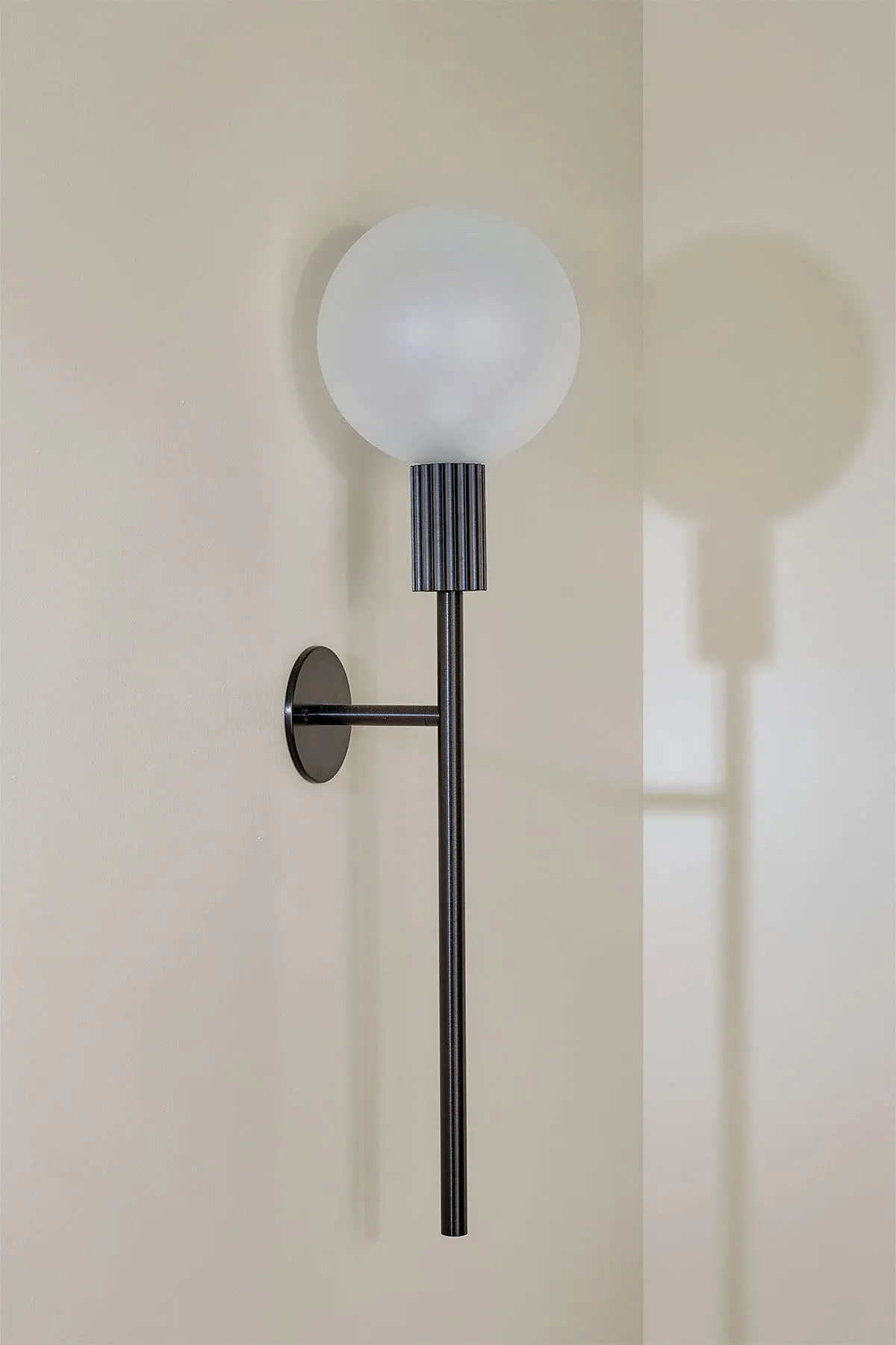 Attalos Wall Light, Brushed Black