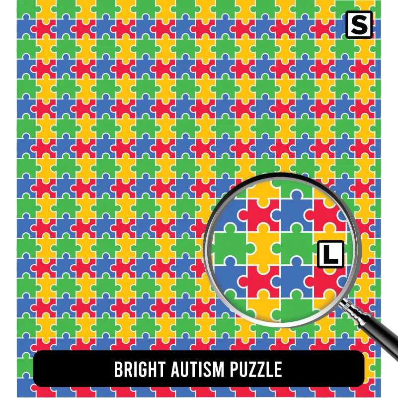 Autism Awareness Orajet 3164 Patterned Adhesive Vinyl (11" x 12")