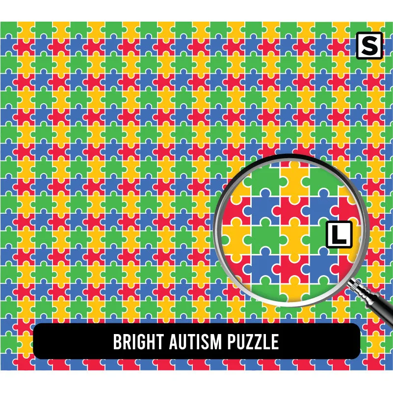 Autism Awareness Orajet 3164 Patterned Adhesive Vinyl (13.5" x 12")