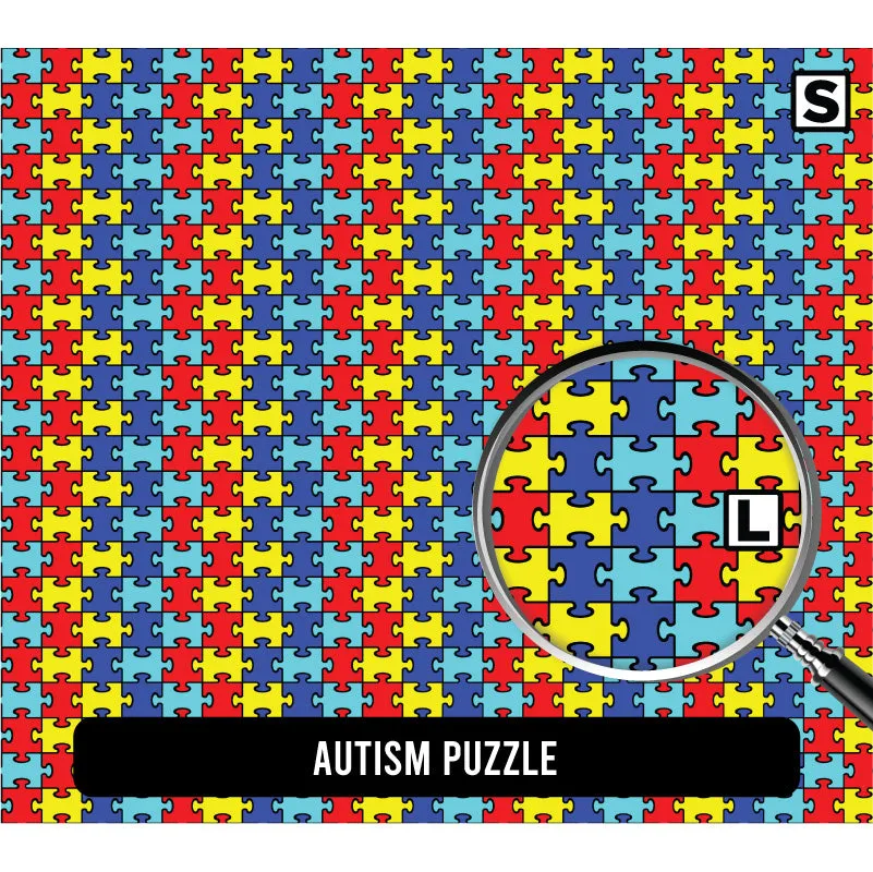 Autism Awareness Orajet 3164 Patterned Adhesive Vinyl (13.5" x 12")