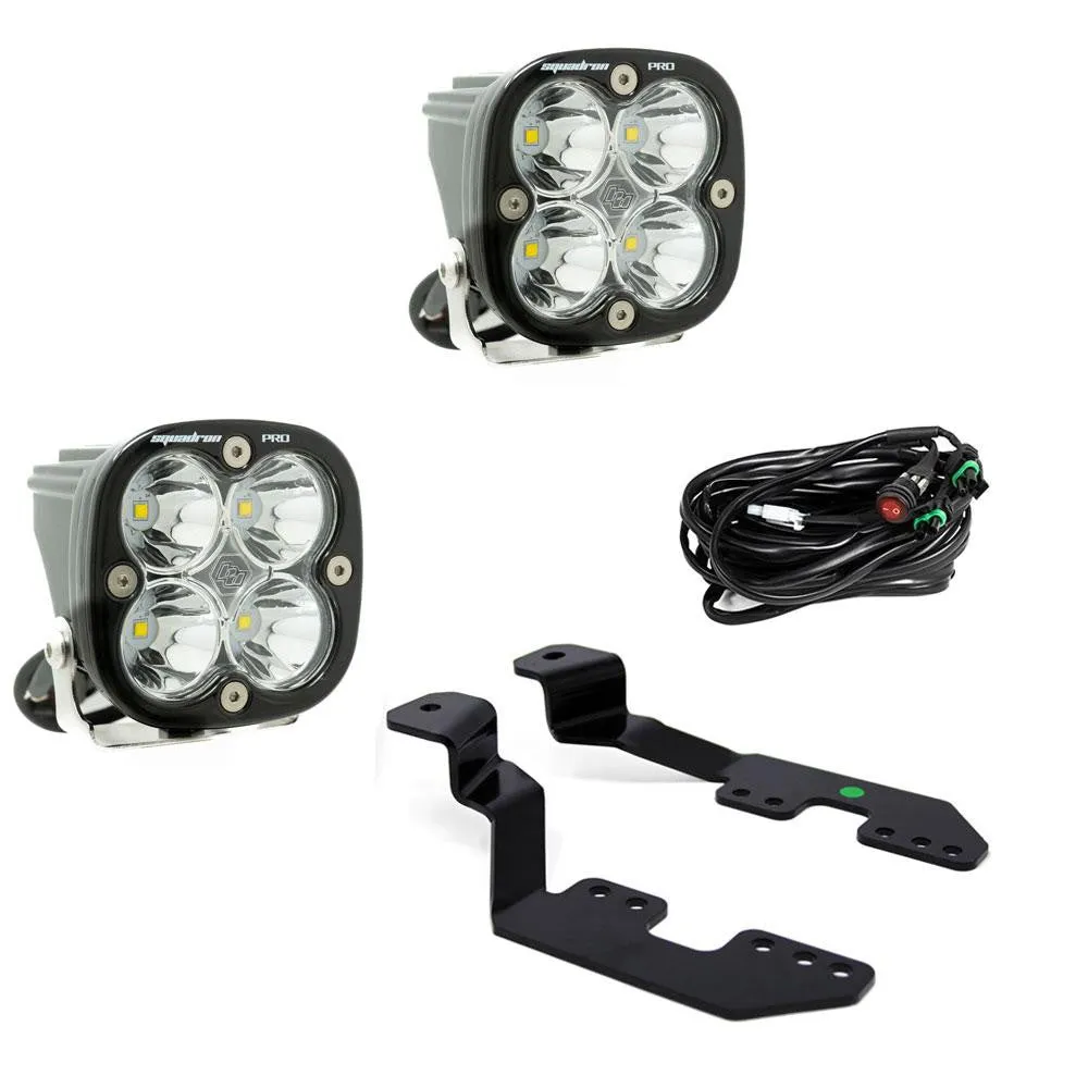 BAJA DESIGNS | Chevy/GMC Silverado/Sierra 1500 2014-18; Colorado/Canyon 2015-19 - Squadron Pro A-Pillar Light Kit (447604)