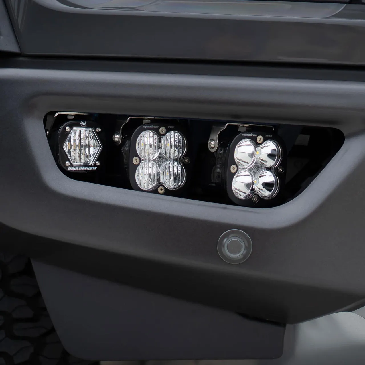 BAJA DESIGNS | Ford F-150 Raptor 2021-2023 Squadron Unlimited/S1 Fog Pocket Light Kit (448057)