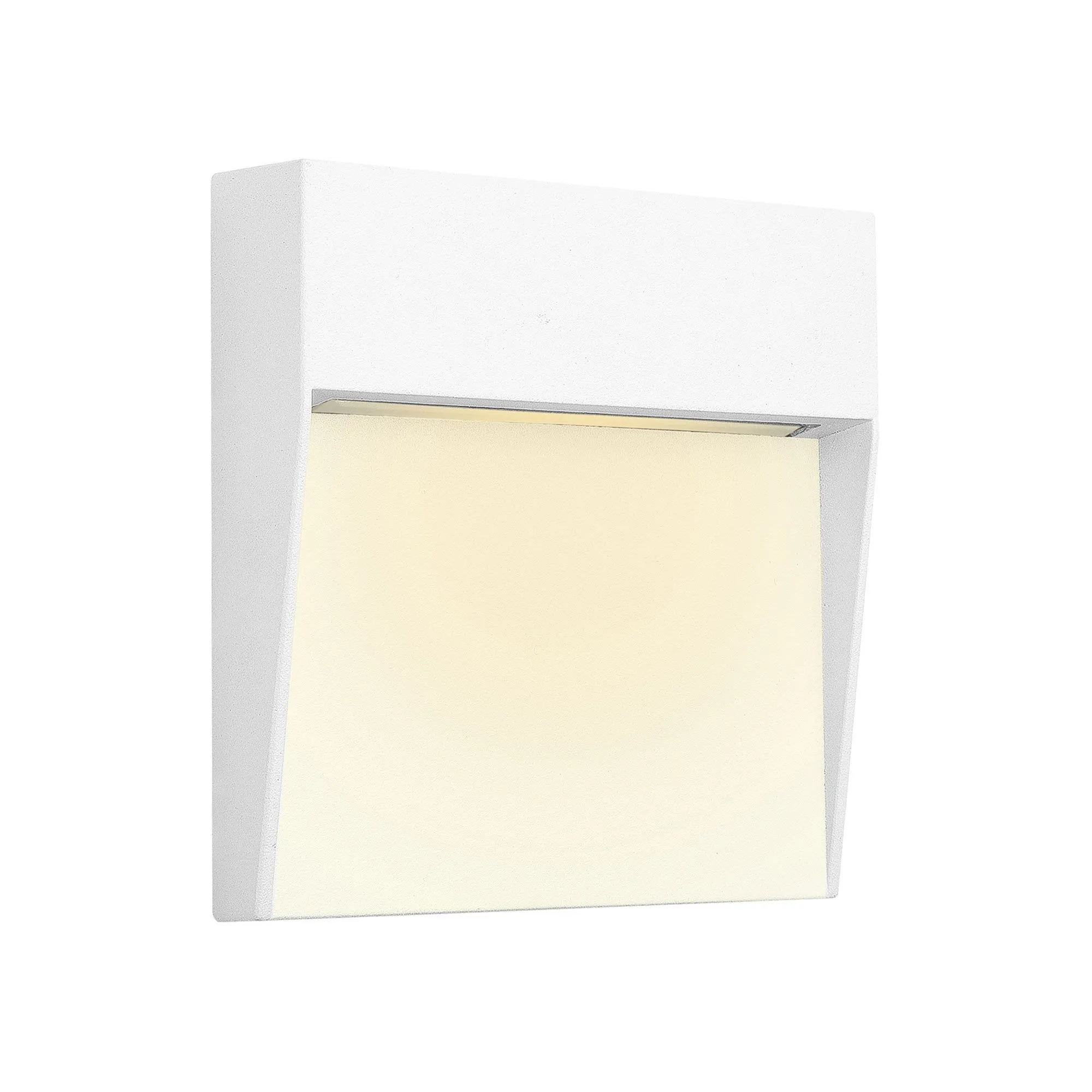 Baker Outdoor LED Wall Lamp Small/Medium Square IP54, Sand White CLEARANCE