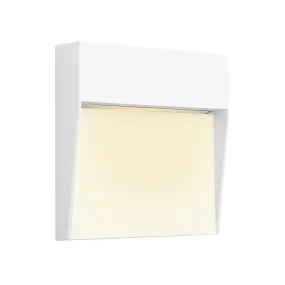 Baker Outdoor LED Wall Lamp Small/Medium Square IP54, Sand White CLEARANCE