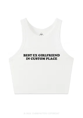 Best Ex Girlfriend Custom Y2K Crop Tank Top Cherrykitten