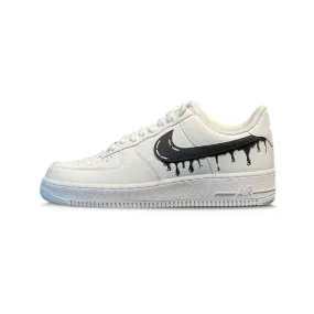 BLACK DRIP SWOOSH AF1