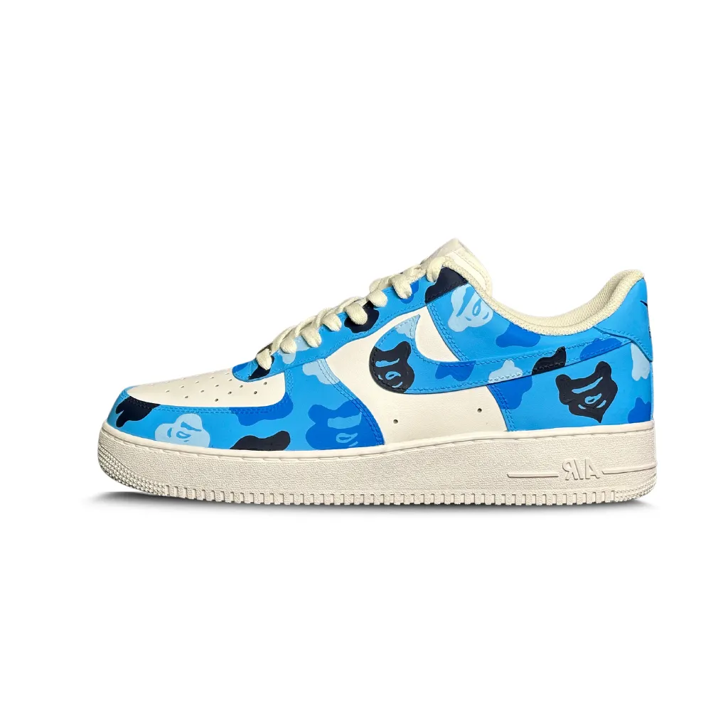 BLUE BAPE AF1