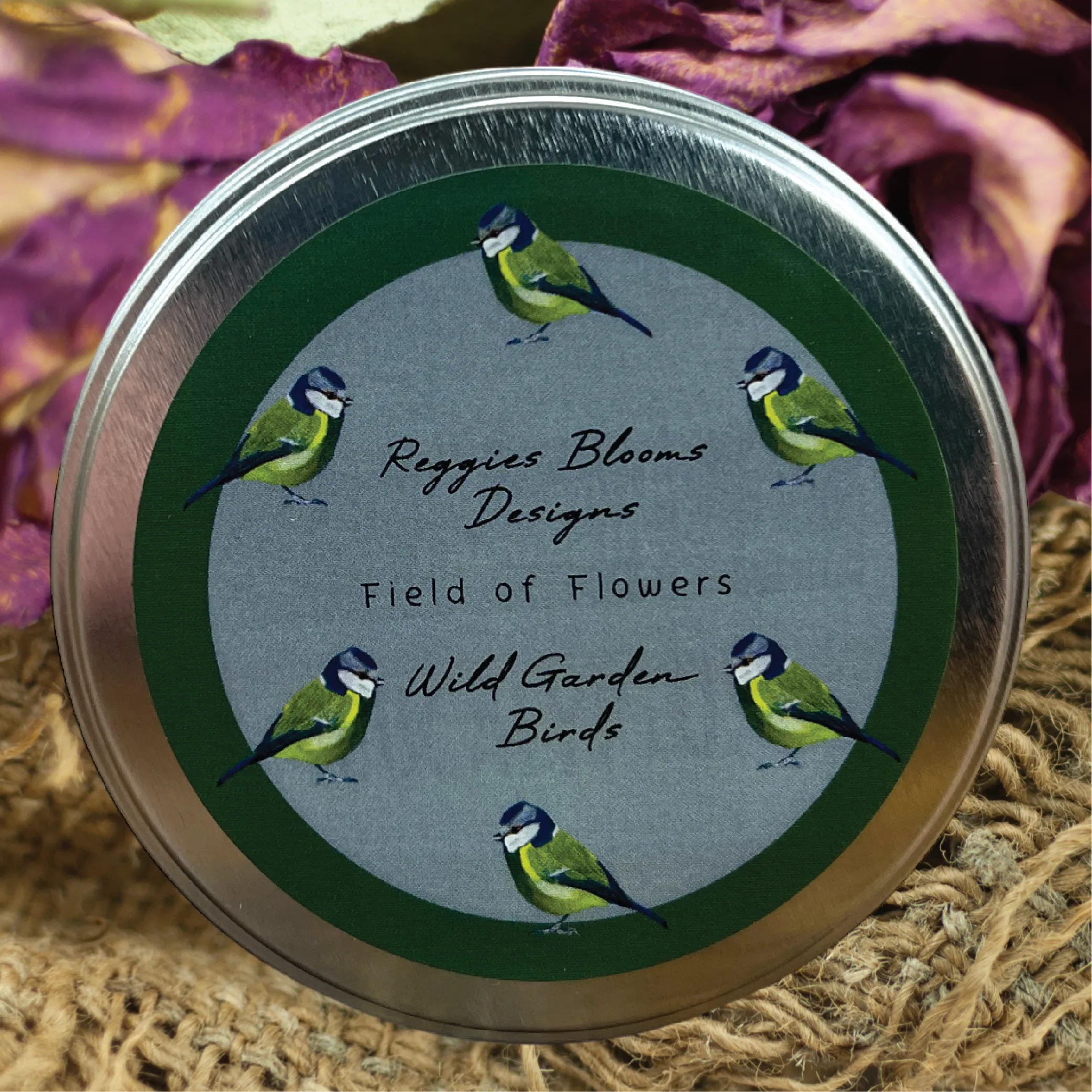 Blue Tit Soya Wax Candle