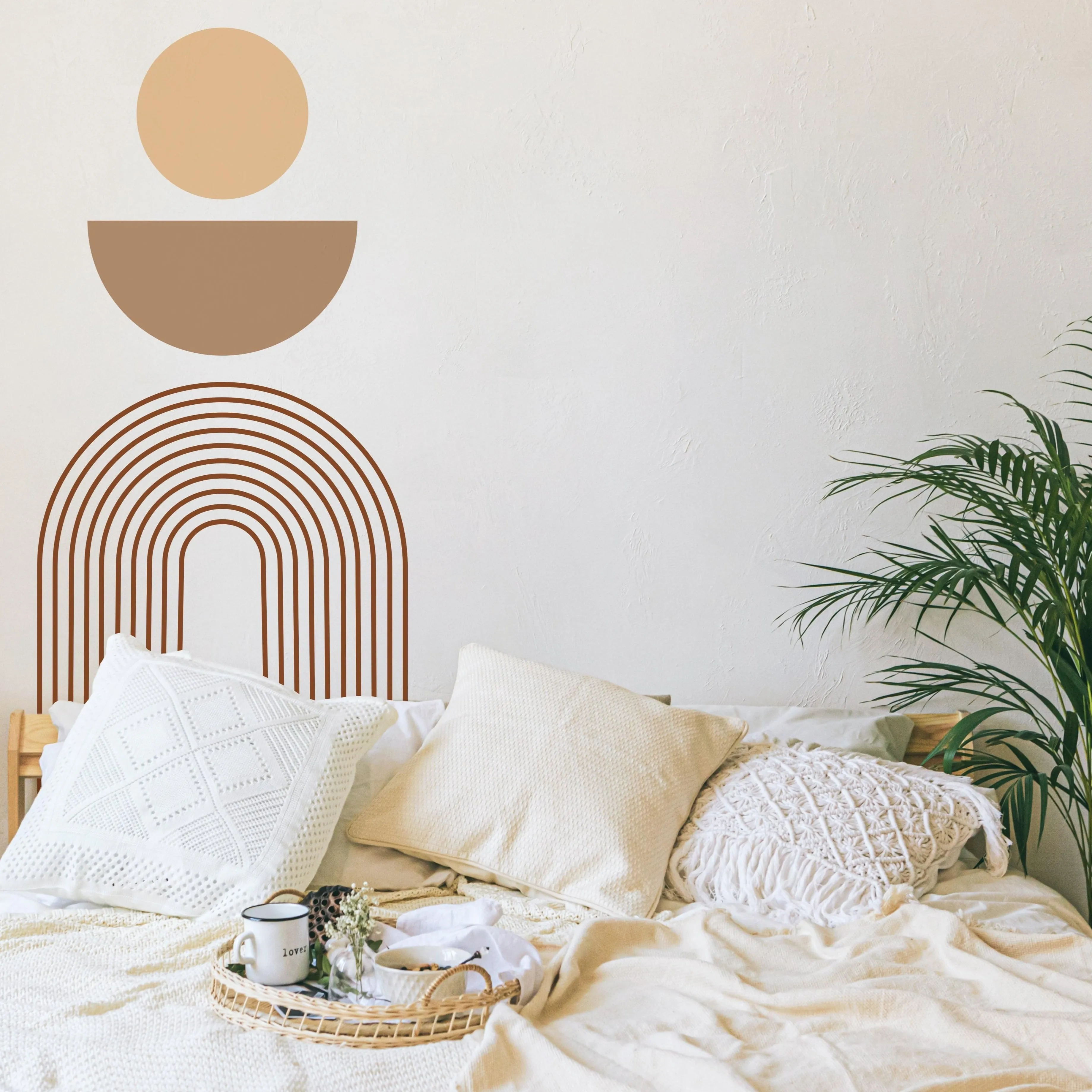 Boho Colorblock Wall Decal Set