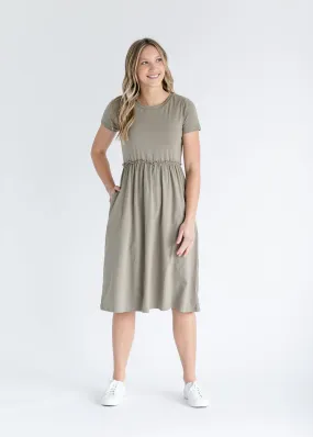 Brie Short Sleeve Midi Dress - FINAL SALE