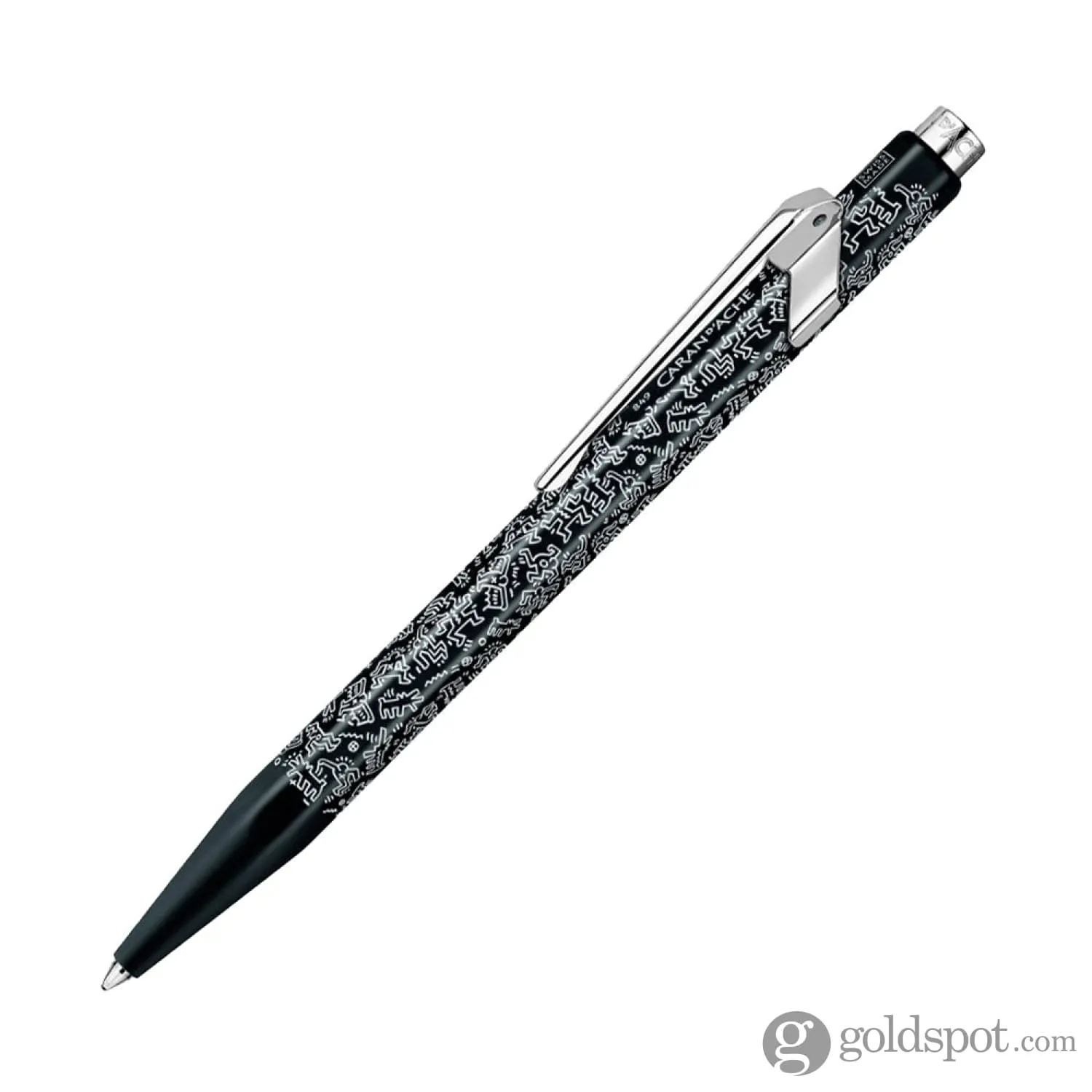 Caran d'Ache 849 Keith Haring Ballpoint Pen in Black - Christmas 2023