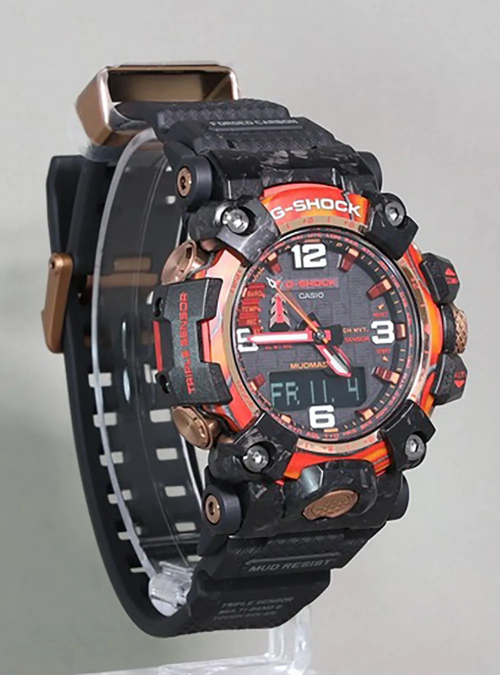 CASIO G-SHOCK 40TH ANNIVERSARY FLARE RED MASTER OF G - LAND MUDMASTER GWG-2040FR-1AJR LIMITED EDITION JAPAN MOV'T JDM