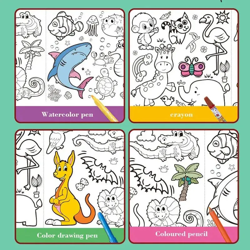 Children Graffiti Coloring Paper