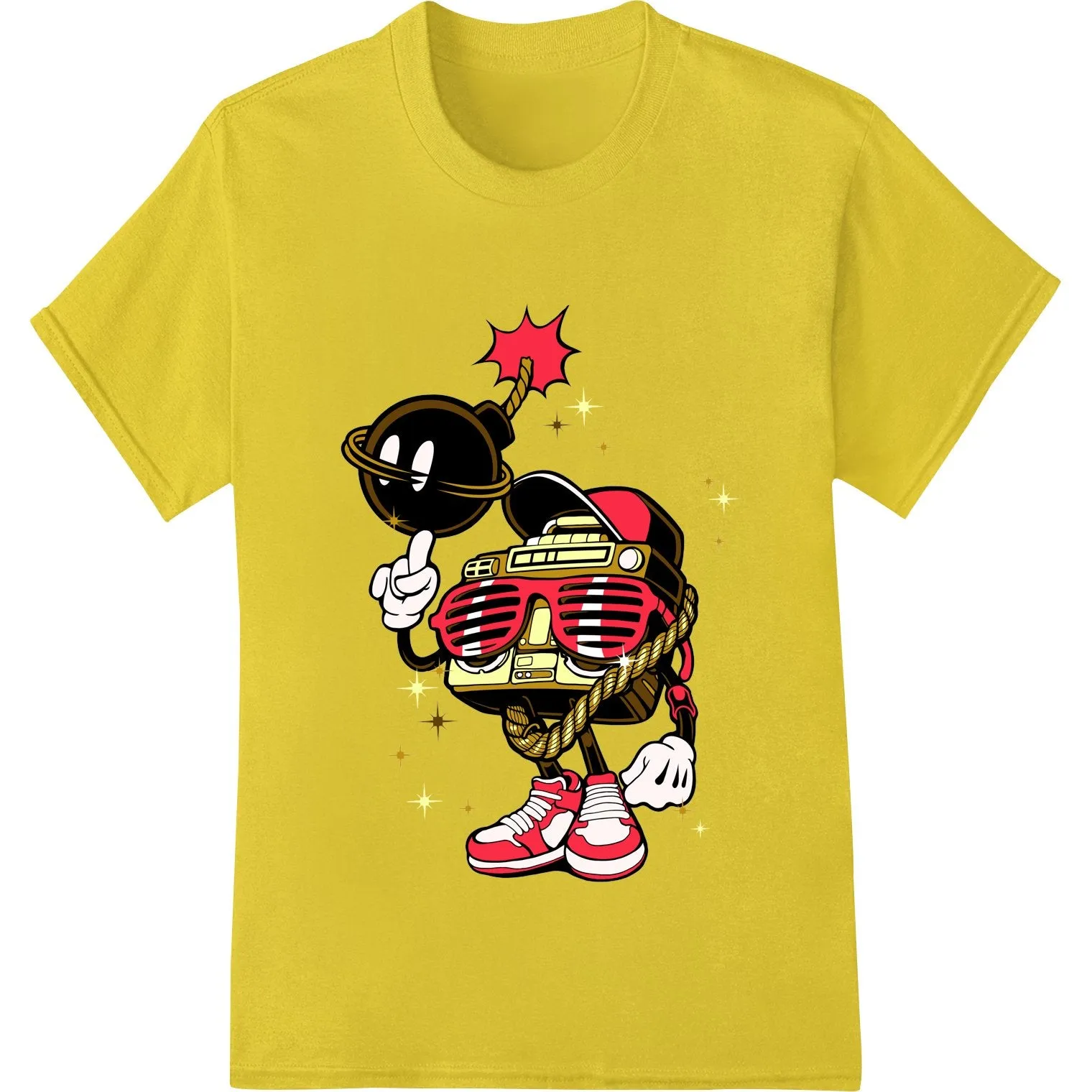 Cool Cartoon Character with Edgy Style DTF Print Transfer